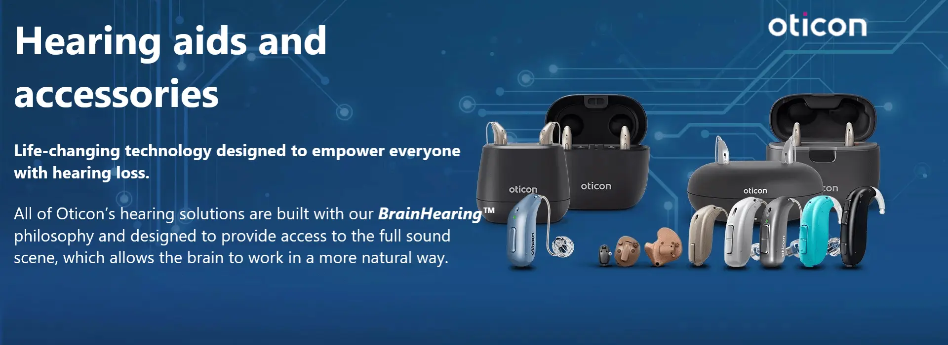 Oticon hearing aid Magpie International second